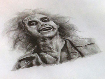 Portrait Study of Beetlejuice